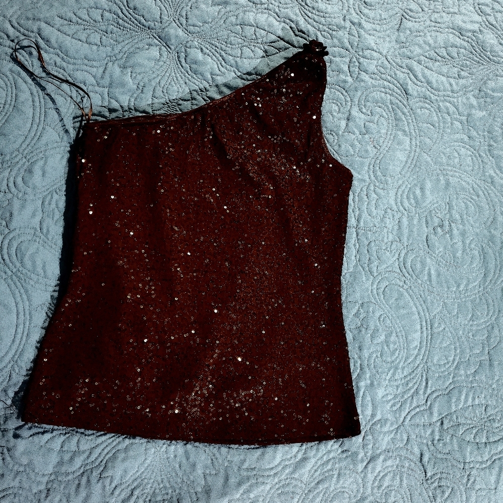 Cache Sequin Black Top - image 1